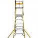 Climb-It Glass Fibre Podium Step; 5 Tread; 150kg; Yellow/Black GFP55Z