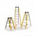 Climb-It® Glass Fibre Swingback Stepladder; 5 Tread; 150kg; YellowBlack GFS35Z