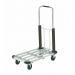 Multi Position Trolley; 725 x 420 x 960; Fixed/Swivel Castors; Aluminium; 150kg; Silver/Black GI001Y