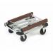 Multi Position Trolley; 725 x 420 x 960; Fixed/Swivel Castors; Aluminium; 150kg; Silver/Black GI001Y