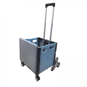 GREYBLUE FOLDING BOX TRUCK - Stairclimber Wheels - Rotating Lid - Tilt