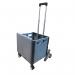 GREYBLUE FOLDING BOX TRUCK - Stairclimber Wheels - Rotating Lid - Tilt Handle GI048Y
