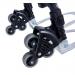 Compact Impact Stairclimber; 3 Star Wheels; Aluminum; 30/60kg; Silver/Red/Black GI083Y