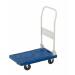 Folding Platform Trolley; 600 x 385 x 820; Fixed/Swivel Castors; Steel/Plastic; 120kg; Blue GI153Y_Blue