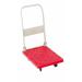 Folding Platform Trolley; 600 x 385 x 820; Fixed/Swivel Castors; Steel/Plastic; 120kg; Red GI153Y_Red
