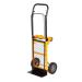 Three Position Truck with Bag Holder; Fixed/Swivel Wheels; Steel; 80kg; Black/Yellow GI354Y