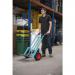 Apollo Heavy Duty Sack Truck; Extra Wide; Puncture Proof Wheels; Steel; 250kg; Teal GI702R