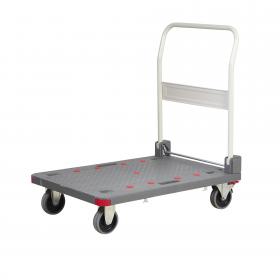 Pro-Dek Heavy Duty Folding Platform Trolley 900 x 610 x 945 QuietCastors Steel/Plastic 350kg Grey/White/Red GI919Y