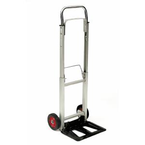Image of Compact Sack Truck Solid Wheels Aluminum 90kg SilverBlack GI960Y