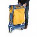 Folding Laundry Trolley; Swivel Castors; Plastic/PVC; 70kg; Blue/Yellow HI513Y