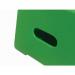 Heavy Duty Polyethylene Industrial Step; 1 Tread; Green HPE01Z_Green