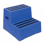 Heavy Duty Polyethylene Industrial Step 2 Tread Blue HPE02Z_Blue