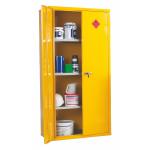 Heavy Duty Hazardous Substance Storage Cupboard 3 Shelves Double DoorYellow HSC08Z