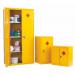 Heavy Duty Hazardous Substance Storage Cupboard; 3 Shelves; Double Door;Yellow HSC08Z
