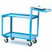 Order Picking Trolley; 2 Shelves; Angle Iron/Steel; 250kg; Blue KTI13Y