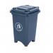 Static Bin; 50L; 30% Recycled Polyethylene; Dark Grey LFB50Z_DGrey