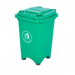 Static Bin; 50L; 30% Recycled Polyethylene; Green LFB50Z_Green