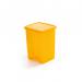Pedal Bin; Set of 3; 15L; Polypropylene; Yellow LPB15Z_Yellow