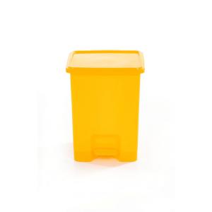 Image of Pedal Bin Set of 3 15L Polypropylene Yellow LPB15ZYellow