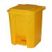 Pedal Bin; 30L; Polypropylene; Yellow LPB30Z_Yellow