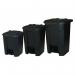 Pedal Bin; 50L; Polypropylene; Dark Grey LPB50Z_DGrey