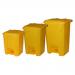 Pedal Bin; 50L; Polypropylene; Yellow LPB50Z_Yellow