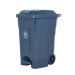 Pedal Bin; c/w Recycling Stickers; Set of 3; 70L; 30% Recycled Polyethylene; Dark Grey LPB70Y_DGrey
