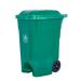 Pedal Bin; c/w Recycling Stickers; Set of 3; 70L; 30% Recycled Polyethylene; Green LPB70Y_Green