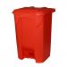 Pedal Bin; 80L; Polypropylene; Red  LPB80Z_Red