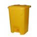 Pedal Bin; 80L; Polypropylene; Yellow LPB80Z_Yellow