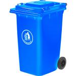 Wheelie Bin 240L 30% Recycled Polyethylene Blue LWB240Y_Blue