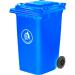 Wheelie Bin; 240L; 30% Recycled Polyethylene; Blue LWB240Y_Blue