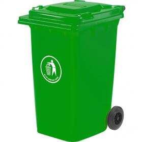 Wheelie Bin 240L 30% Recycled Polyethylene Green LWB240Y_Green
