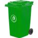 Wheelie Bin; 240L; 30% Recycled Polyethylene; Green LWB240Y_Green
