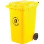 Wheelie Bin 240L 100% Virgin Polyethylene Yellow LWB240Y_Yellow