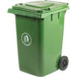 Wheelie Bin 360L 30% Recycled Polyethylene Green LWB360Y_Green