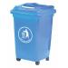 Wheelie Bin; 50L; 30% Recycled Polyethylene; Blue LWB50Y_Blue