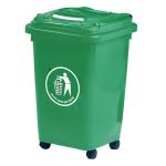 Wheelie Bin 50L 30% Recycled Polyethylene Green LWB50Y_Green