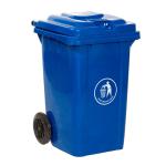 Wheelie Bin 80L 30% Recycled Polyethylene Blue LWB80Y_Blue
