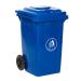 Wheelie Bin; 80L; 30% Recycled Polyethylene; Blue LWB80Y_Blue