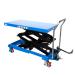 Vulcan Double Scissor Lift Table; Platform Size W x D mm: 910 x 500; 350kg; Steel; Blue MLTD35Y