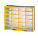 Compartment Storage Box 24 large drawers Yellow/Grey MSB24Z