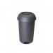 Open Top Bin; 50L; Grey Body; Grey Lid; Plastic OP050Z_GYL