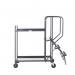 Stepped Picking Trolley, 2 Tier, 3 Step, 800 x 500 Steel PAOP204Y