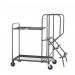 Stepped Picking Trolley, 2 Tier, 3 Step, 800 x 500 Steel PAOP204Y