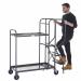 Stepped Picking Trolley, 2 Tier, 3 Step, 800 x 500 Steel PAOP204Y