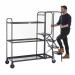 Stepped Picking Trolley, 3 Tier, 4 Step, 1000 x 500 Steel PAOP206Y