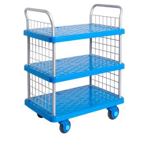 Proplaz Super Silent Three Tier Trolley with Mesh Ends Super Silent