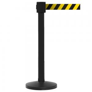 Image of Obex Barriers Premium Safety Belt Barrier Belt Length mm 10600 Black