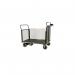 Powered Platform Truck - Steel End with Mesh Side & Opp End - Small PWPT403Y